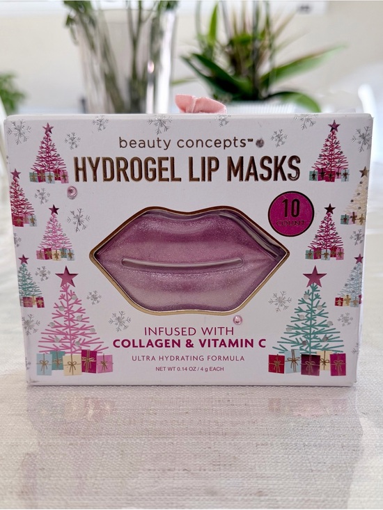 Beauty Concepts Other - beauty concepts Pink Hydrogel Lip Masks - Collagen + Vitamin C (10 Count)